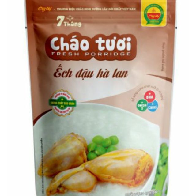 Date T11.2022 Cho bé từ 7th.Cháo tươi cây thị đủ 10 vị