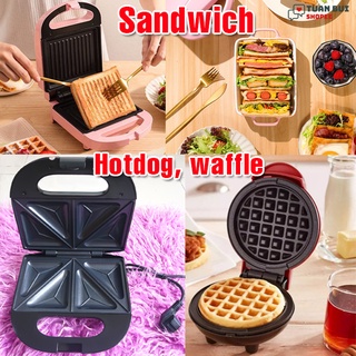 Mua Máy làm bánh mì Sandwich  Hotdog  Waffle - Máy nướng bánh mì đa năng tiện dụng