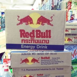 Bò Húc Red Bull Thái Thùng 24 lon