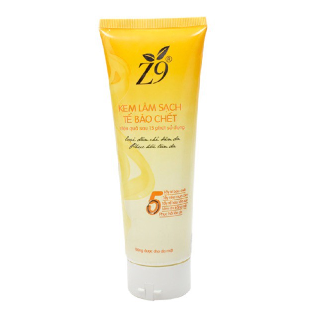 Kem Làm Sạch Tế Bào Chết Z9 Tuýp 80g