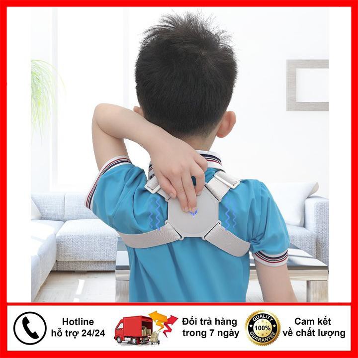 [ XẢ HÀNG ] Đai chống gù lưng - vai - eo - chất liệu bền-thoáng - có nẹp cố định cột sống có cảm biến báo rung