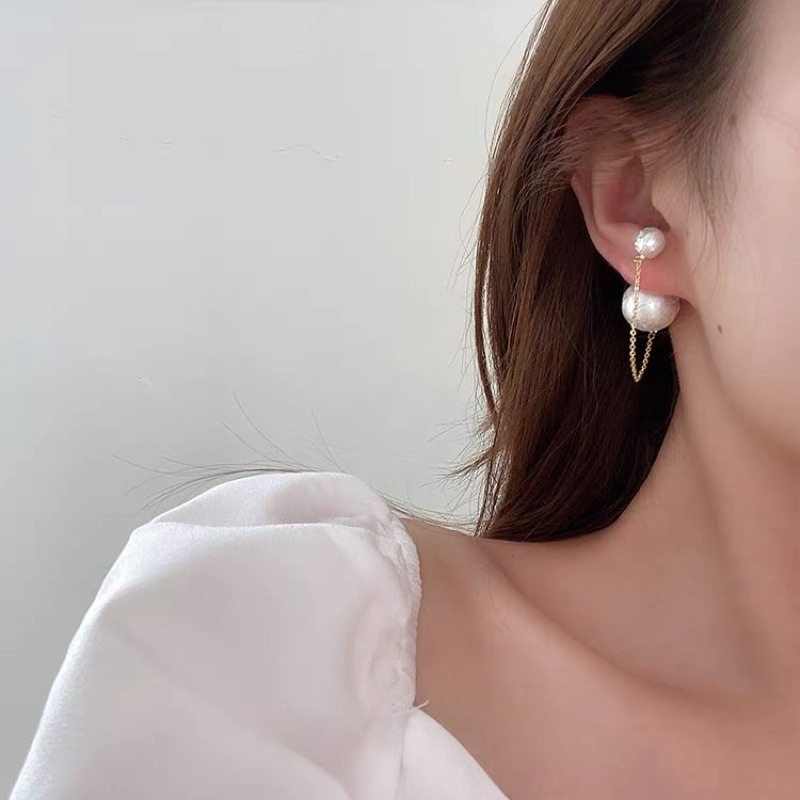 Hoa tai ghim đính hạt cao cấp - Maben