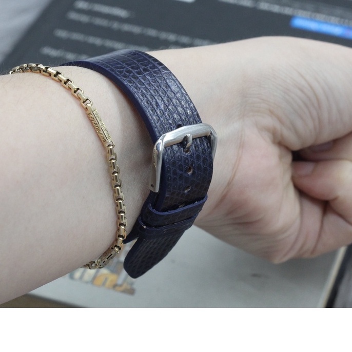 Dây Đeo Thay Thế  AP Da Kỳ Đà Thật, Dây Đeo Thay Thế Cho Đồng Hồ Thông Minh Phom Mỏng  Sản Phẩm Kèm Phụ Kiện