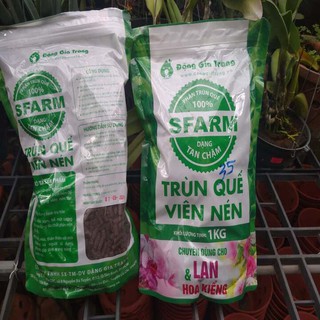 phân trùn quế viên nén 1kg
