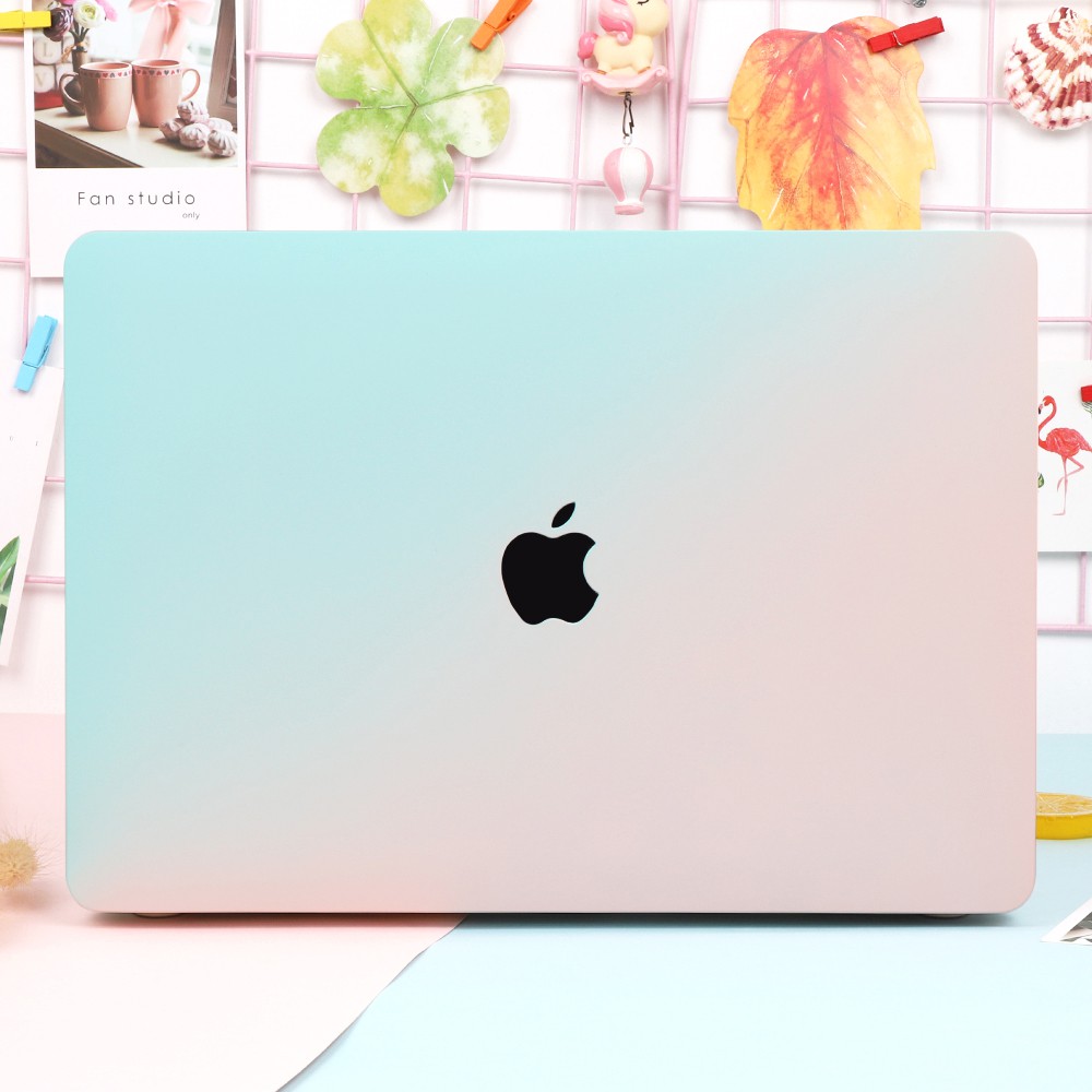 Ốp Lưng Màu Dốc Apple Gradient Cho Macbook case  Air 13 A1932 A1466 Pro13  A1706 A1708 A2159 A2289 A2251 A2338 A2337 M1 2020 2019