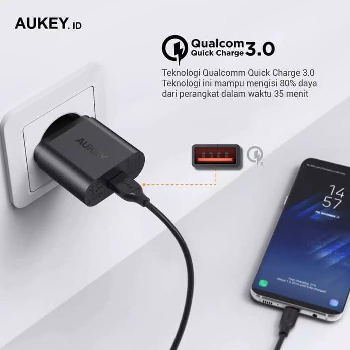 Củ Sạc Nhanh 3.0 Aukey Pa-T9 Turbo Ms6188