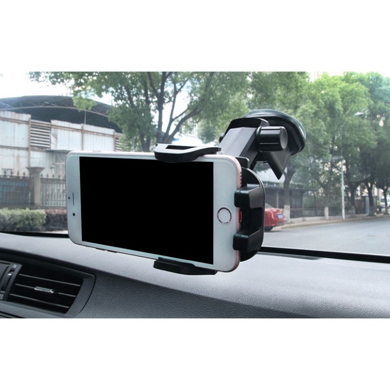 Giá Đỡ Điện Thoại Di Động Thông Minh Luxcar Gắn Mọi Vị Trí Trên Ô Tô Xoay 360 Độ Siêu Tiện Lợi Giá Rẻ