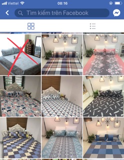 Ga gối cotton hàn quốc m6