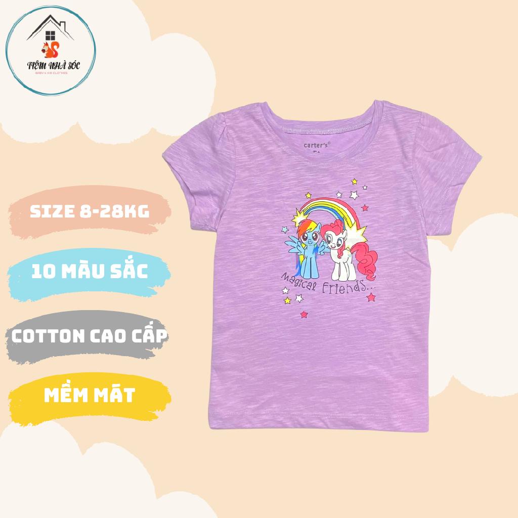 Áo thun ngắn tay bé gái Carter họa tiết xinh xắn size 1 - 10 tuổi Tiệm Nhà Sóc