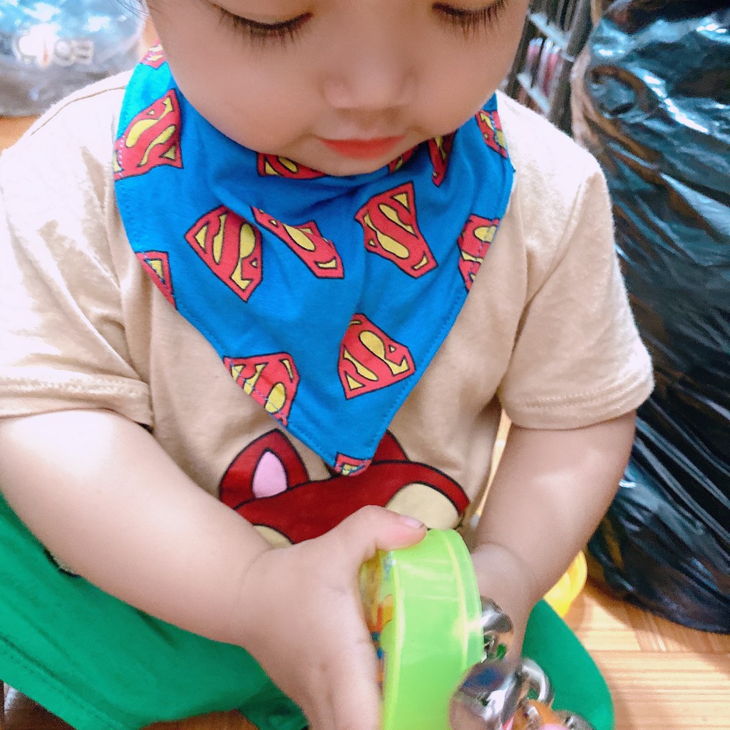 Yếm Xuất Dư  Cotton 100 % Họa Tiết Super Man (SP001501 ) | WebRaoVat - webraovat.net.vn