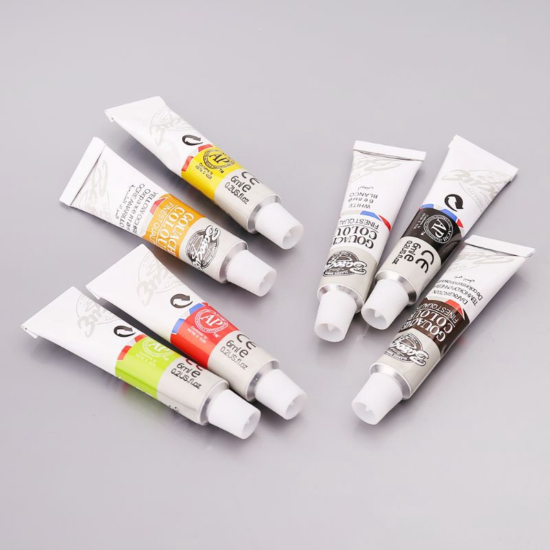Bộ 12 Tuýp Màu 6ml+cọ Vẽ