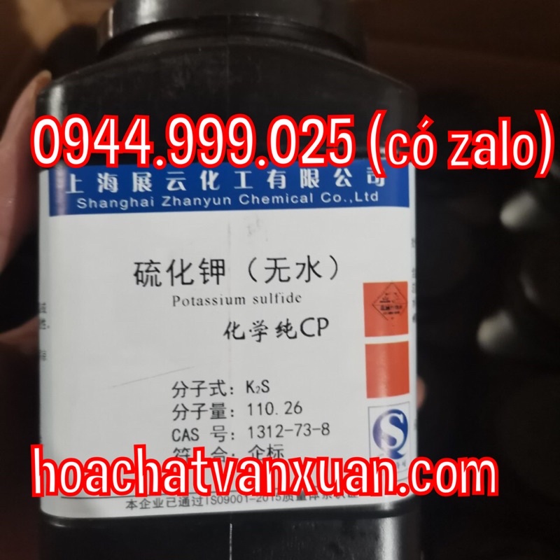 potassium sulfide K2S CAS 1312-73-8 lọ 500g kali sulfide