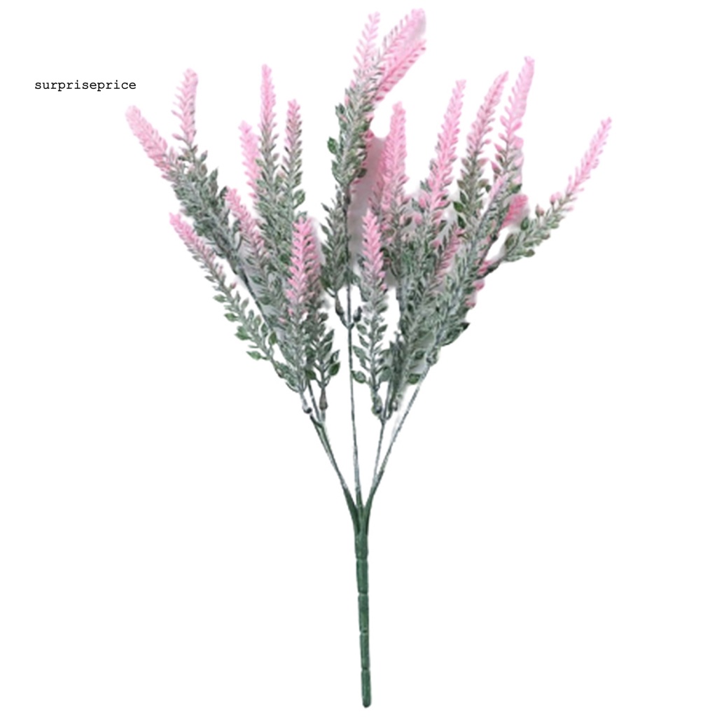 SPA Artificial Flower Gardening Beautiful Artificial Lavender Branch Decorative
