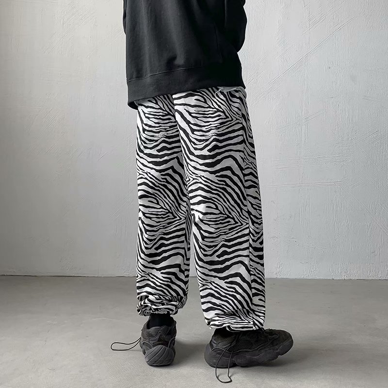 Personalized Zebra Striped Pants For Men Size M-3Xl