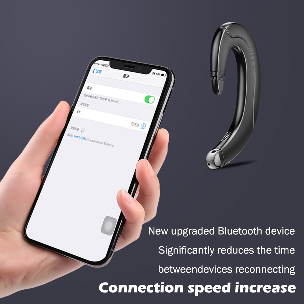 Tai Nghe Bluetooth Thể Thao Giảm Tiếng Ồn 2019