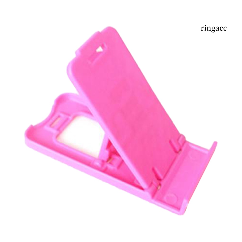 Giá đỡ điện thoại để bàn bằng nhựa có thể gấp gọn tiện lợi nhiều màu sắc