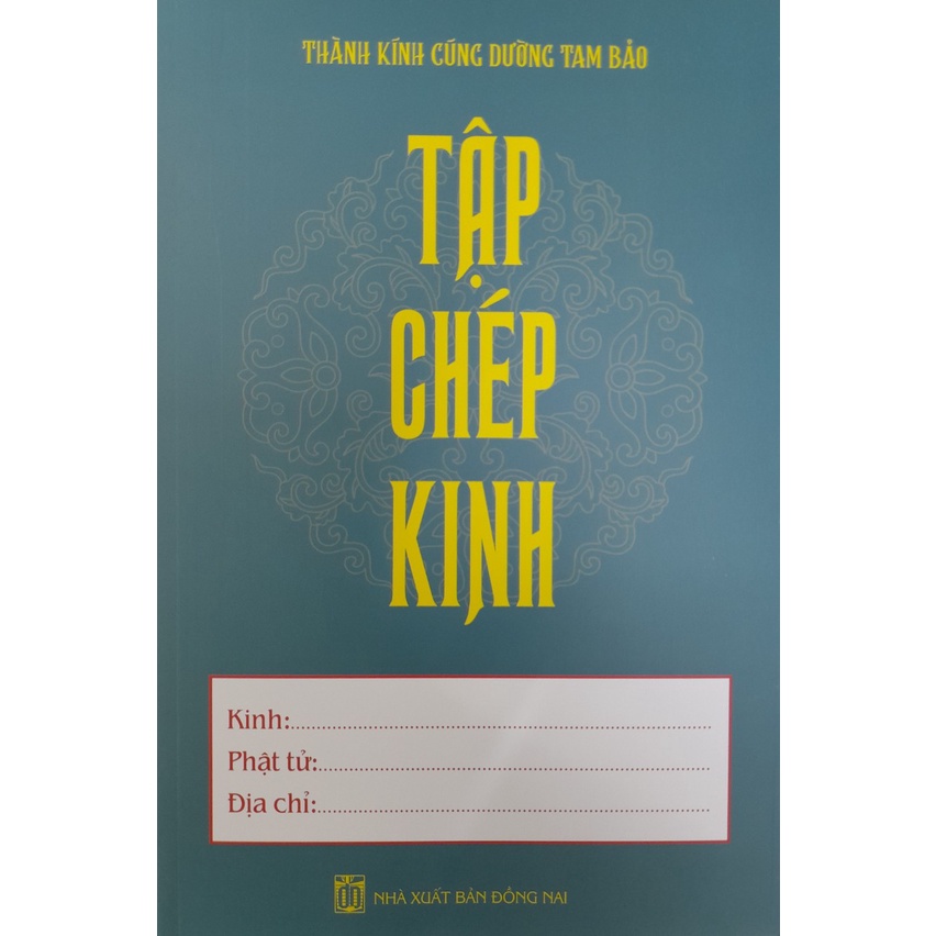 Sách - Tập Chép Kinh - Dùng Để Chép Tay Các Loại Kinh Phật