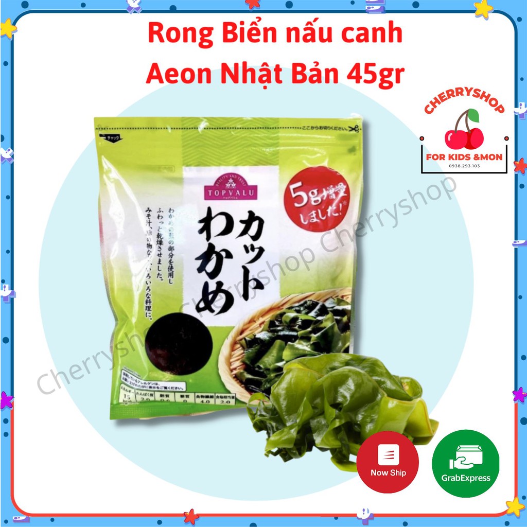 RONG BIỂN NẤU CANH SẤY KHÔ TOPVALU 45gr