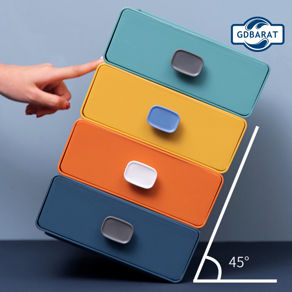 (Hàng Mới Về) Hộp Đựng Mỹ Phẩm Để Bàn Có Ngăn Kéo Tiện Dụng