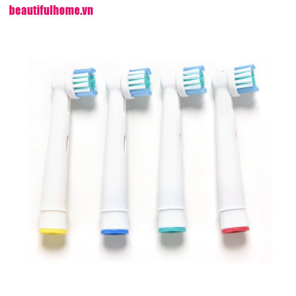 Bộ 4 Đầu Bàn Chải Đánh Răng Eb17-4 Thay Thế Cho Oral B Braun Electric