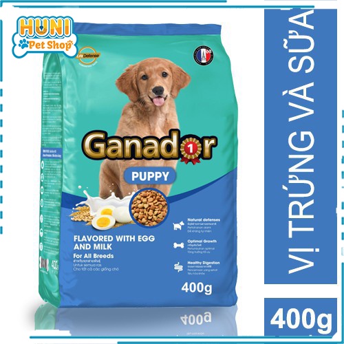 Thức ăn cho chó con Ganador Puppy, vị sữa, gói 3kg