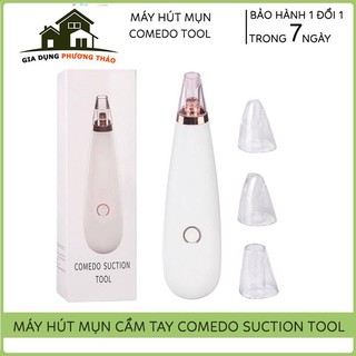 Máy Hút Mụn Cầm Tay 5 Lực Cao Cấp Black Head Detector Dùng Pin Tiểu Siêu Tiện Dụng, Bảo Hành 6 Tháng