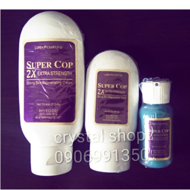 Kem tái tạo cho sẹo rỗ super cop 2x Skin Biology