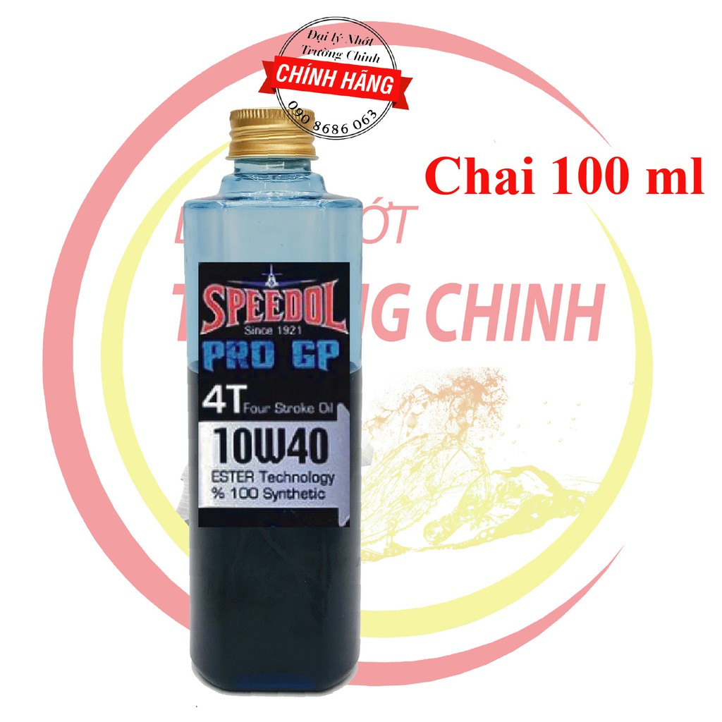 Nhớt SPEEDOL PRO GP 10W40 100ML,200ML,300ML,400ML dành cho xe số, mô tô