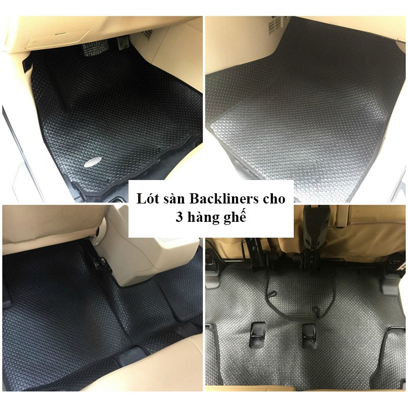 Lót sàn ô tô Thái Lan Back Liners xe 3 hàng ghế