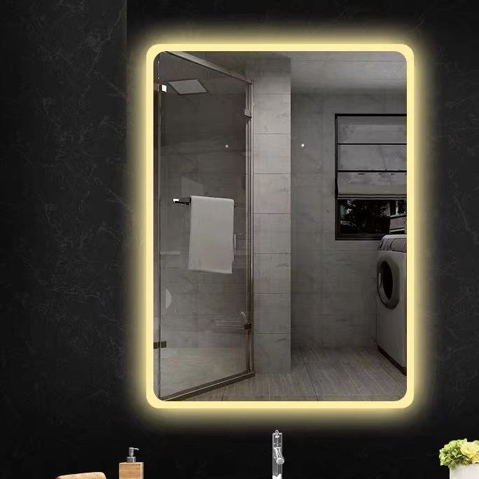 Gương đèn LED cảm ứng hình chữ nhật kích thước 60x80cm