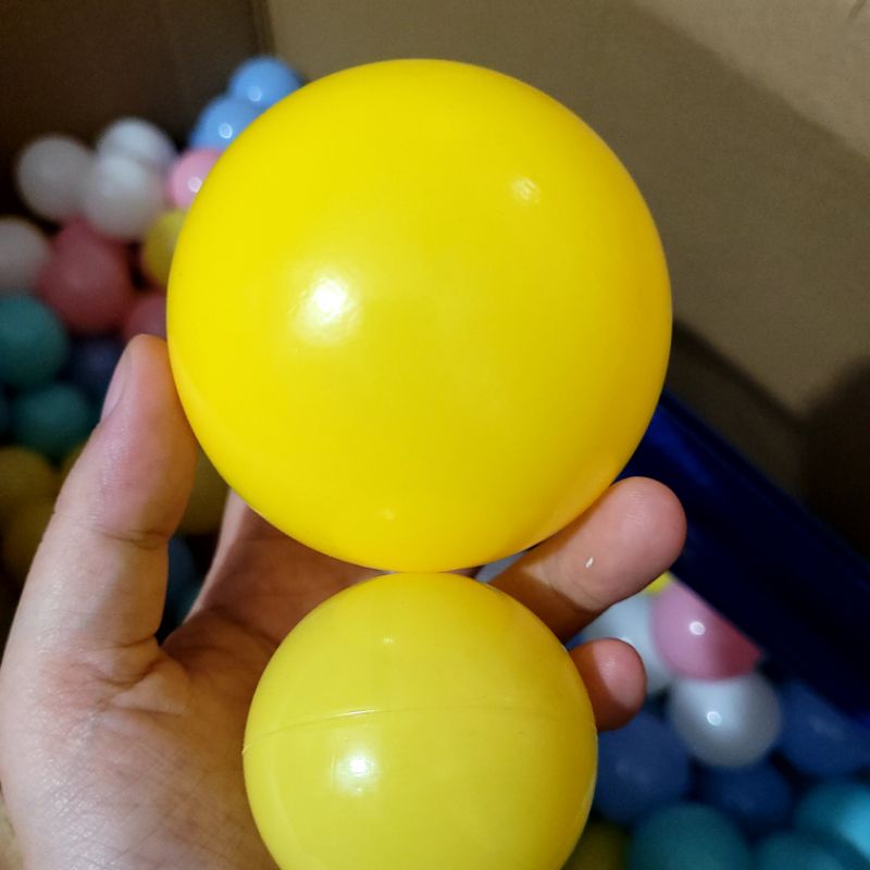 Bóng mềm holla kích thước 5.5cm, 8cm loại dày màu pastel