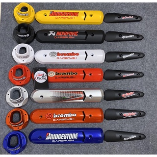 Bộ che pô spark chế có chụp đít pô kiểu TFX exciter 150 đủ màu