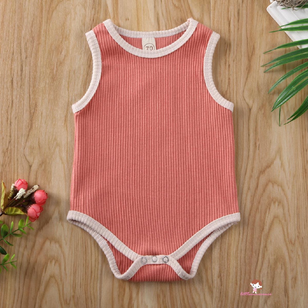 Bodysuit Không Tay Kẻ Sọc Cho Bé