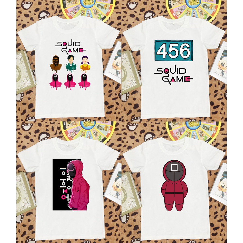 áo thun game squid TRÒ CHƠI CON MỰC (Mẫu tiếp)