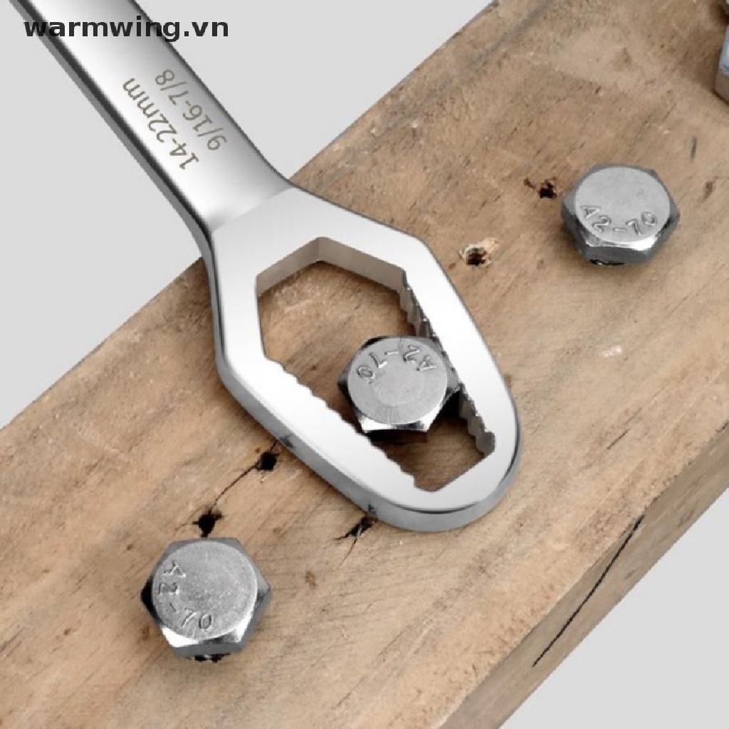 Cờ lê đa năng tự thắt chặt 2 đầu 8-22mm