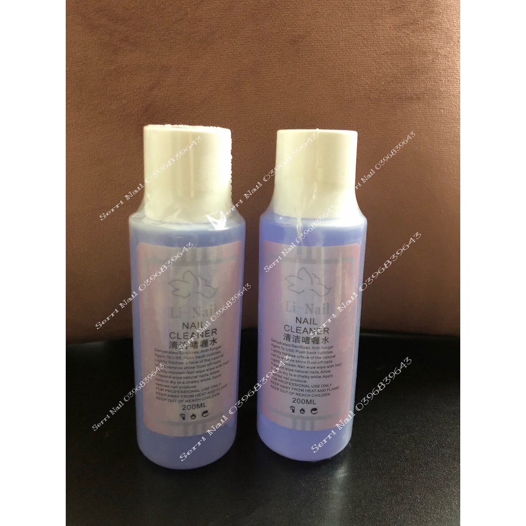 Nước Lau Gel, Phá Gel , Rửa Cọ 200ml LiNail