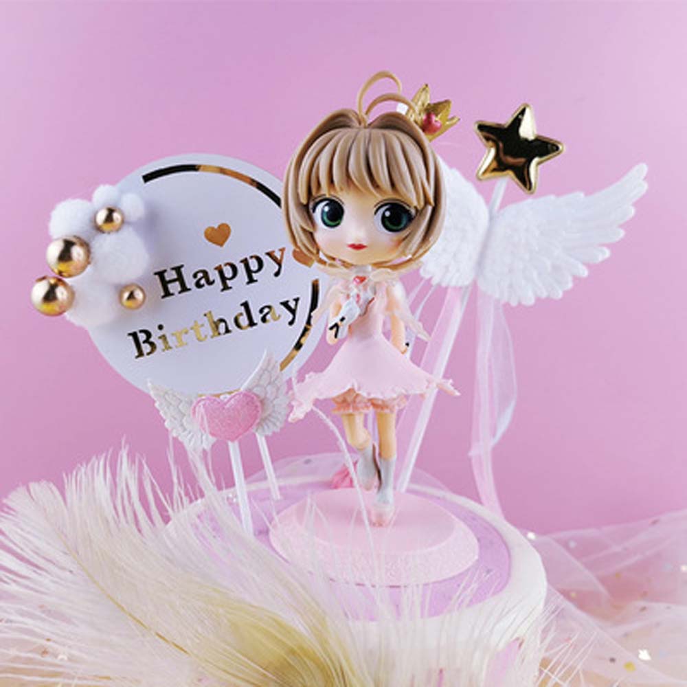 Mô hình nhân vật Sakura hoạt hình trang trí bàn làm việc