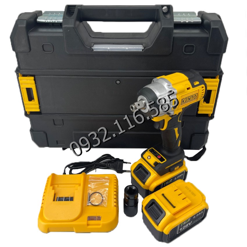 Máy Siết Bulong KENTO 20V , Động Cơ Không Chổi Than, Hàng Cao Cấp, Siêu Khỏe