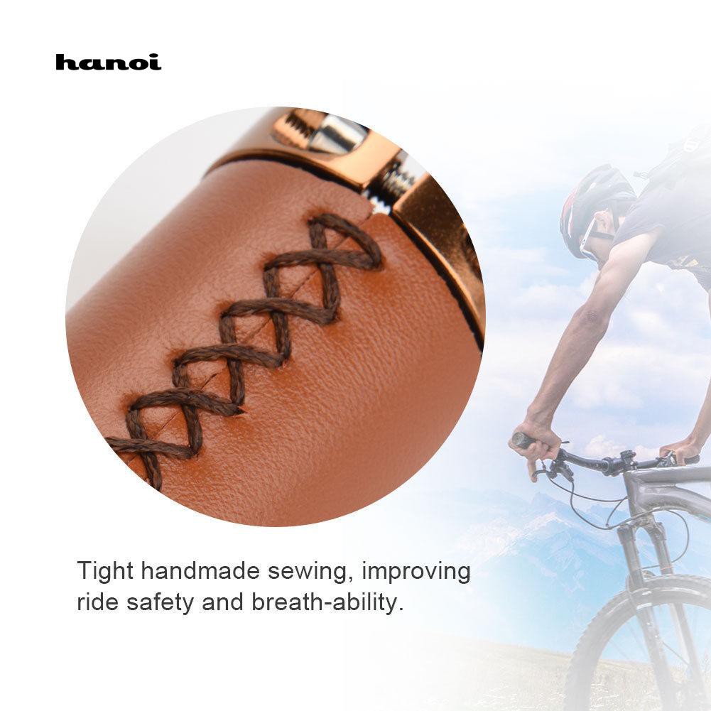 Cặp tay nắm bằng da chống trượt cho xe đạp leo núi