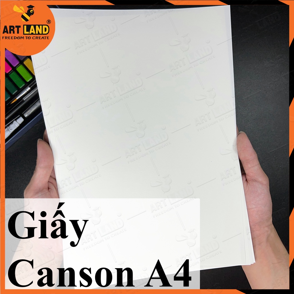 Giấy Canson A4 Set 10 Tờ Canson 125gr Giấy Vẽ Mỹ Thuật