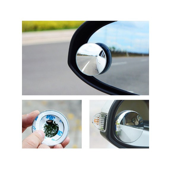 Bộ 2 gương cầu lồi gắn gương chiếu hậu ô tô, xe máy_giá bán trên của 1 cặp