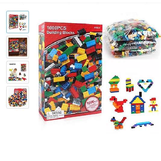 Bộ LEGO LẮP RÁP XẾP HÌNH 1000 chi tiết sáng tạo cho trẻ thông minh