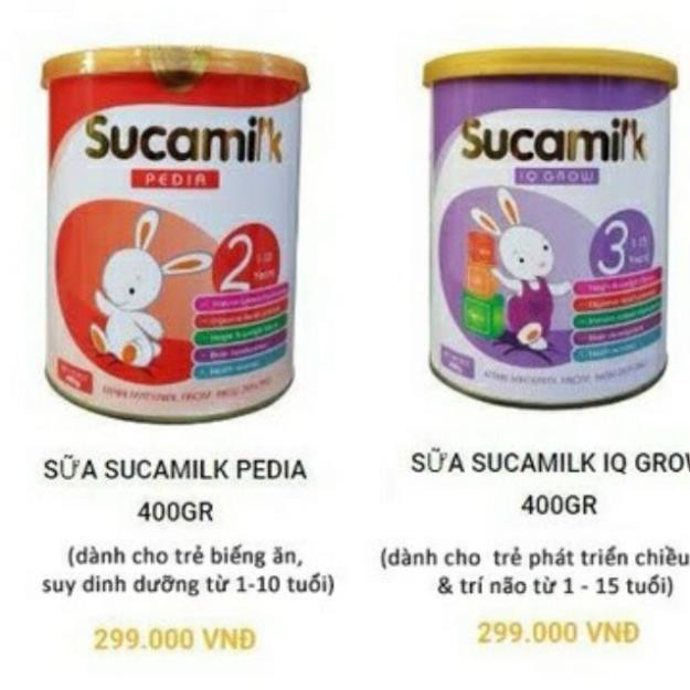 Sữa Sucamilk IQ Grow cho trẻ pt chiều cao và trí não hộp 900gram