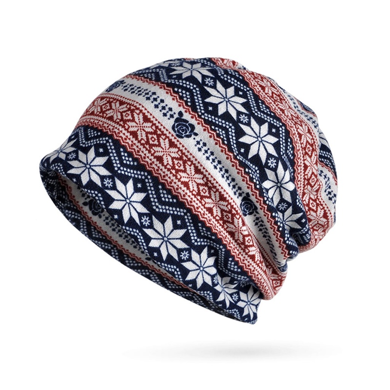 Xiangbao Mũ Beanie Kiêm Khăn Choàng Cổ Giữ Ấm Mùa Đông Cho Phụ Nữ Mang Thai