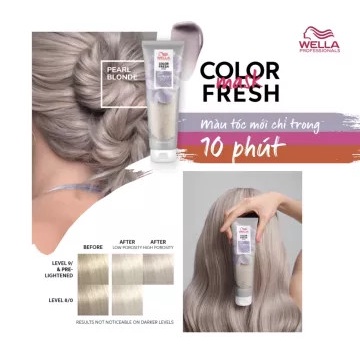 💕New 2021💕 Mặt Nạ Dưỡng Tóc Bổ Sung Hạt Màu Wella Color Fresh Mask 150ml