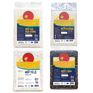 1kg gạo nếp GAO Mường thổi xôi thơm dẻo ngọt đóng gói hút chân không