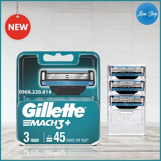 Lưỡi cạo râu Gillette Mach 3+ Mới