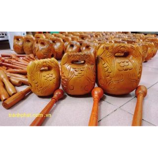 Mõ mít lõi nhỏ 8.5cm 10cm 12cm đủ đế dùi