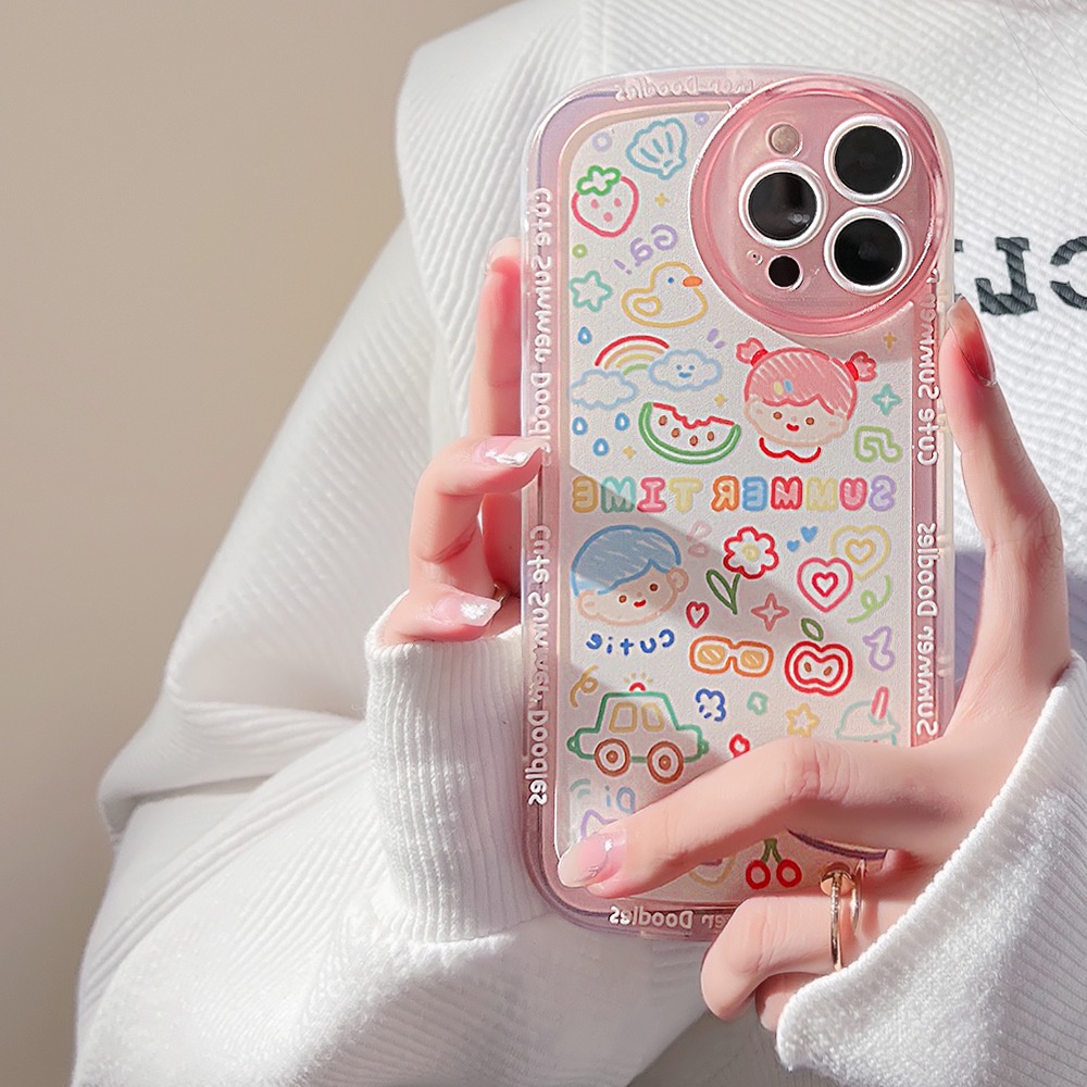 Ốp lưng iphone Ốp Điện Thoại Silicon In Hình Hoạt Hình 14propro Cho iphone13promax iPhone 14pro 11 Xs x Dinuo case-III