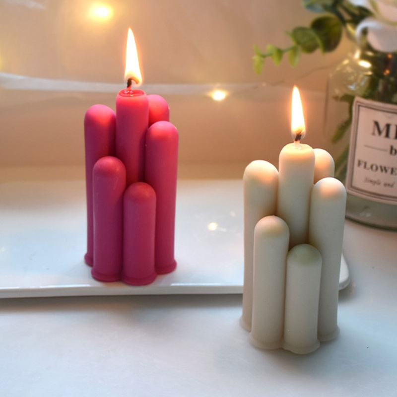 Khuôn Silicone Làm Nến 3D Thủ Công DIY